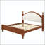 Grand lit plateforme en bois avec tête de lit tapissier-60327622-60327624