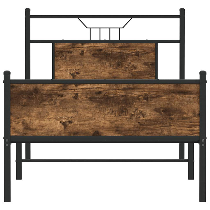 Bed, Smoked Oak, Small Single (2'6)