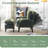 Elandra Upholstered Accent Chair and Ottoman, with 5 Level Adjustable Backrest-693262252