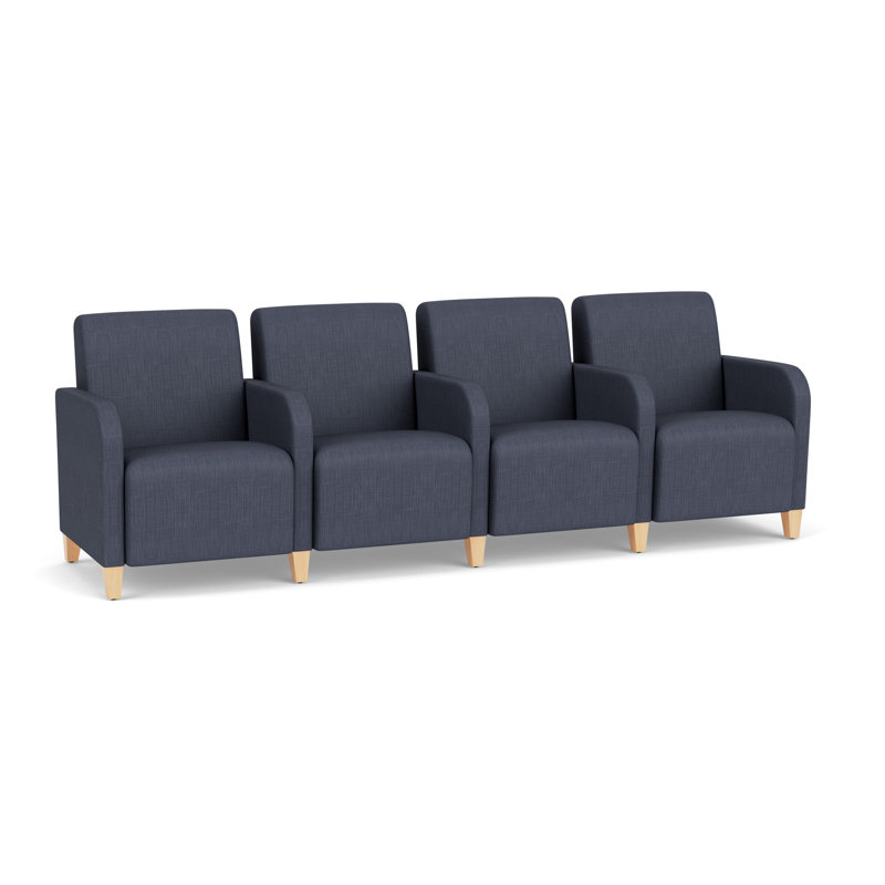 Siège tandem 4 places Siena, Naturel, Noir Patriot Plus - nettoyez le vinyle avec un lin