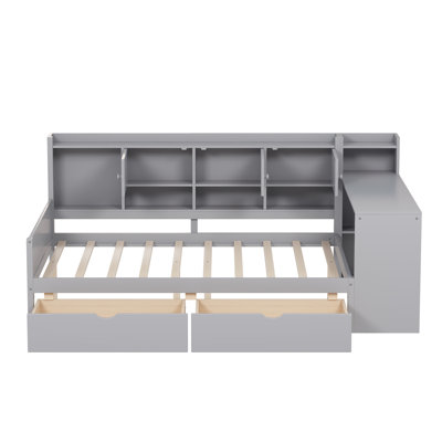 Wooden L-Shape Daybed