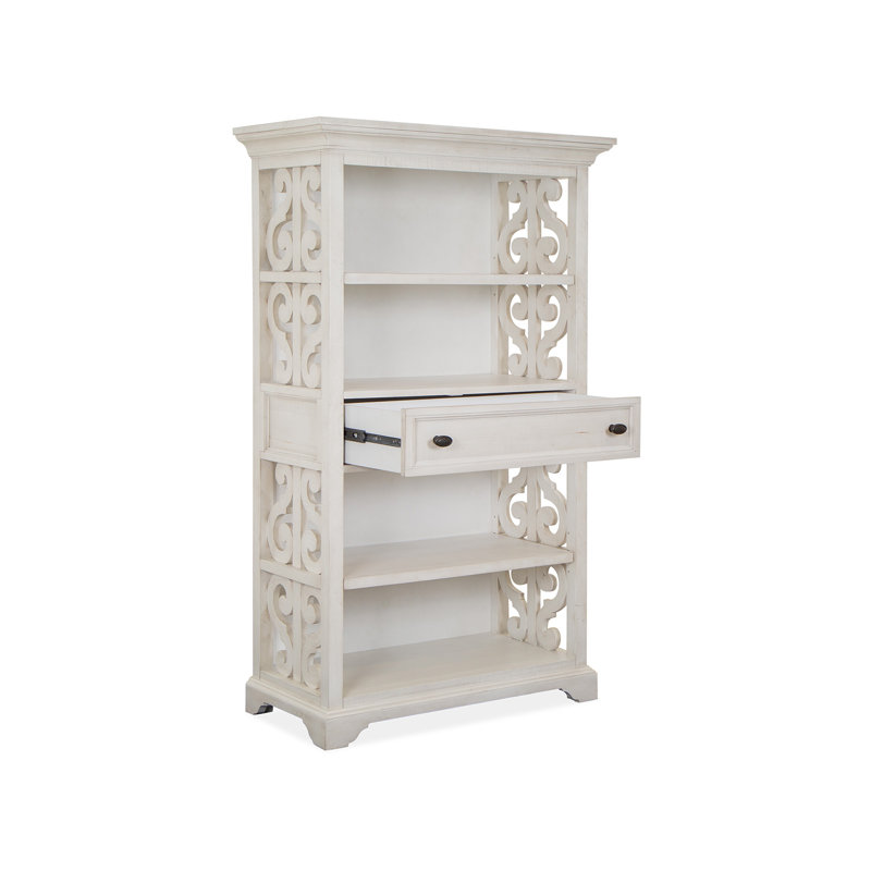 Bureau et huche avec bibliothèque