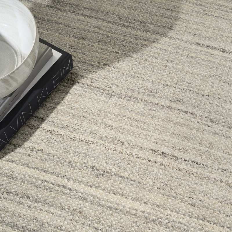Calvin Klein CK040 Abrash 9'9" x 13'9" Grey Modern Indoor Rug, Gray, Rectangle 9'9" x 13'9"