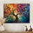 Colorful Tree Of Life II - Tree Of Life Canvas Wall Art Wall Decor-895462290-895462297