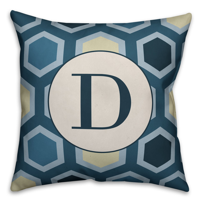 Geometric Reversible Throw Pillow, D
