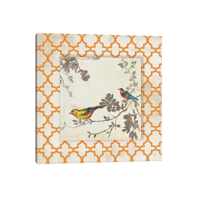 Audubon Tile IV by Asia Jensen - Wrapped Canvas Print