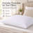 300 Thread Count 100% Cotton Damask Stripe Zippered Pillow Protectors — Set of 2-1445499304