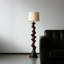 Lampe de salon rétro en bois massif