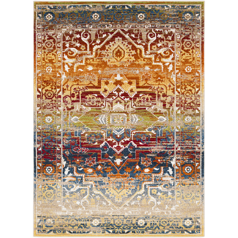 Dibartolo Oriental Indoor Rug, Rectangle 2' x 3'