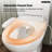 Smart Toilet Bidet Seat with Warm Water Flush, Heated Seat, Night Light, Dryer (Toilet Not Included)