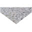 Mosaic Leather Cowhide Geometric Area Rug in Silver-40096228