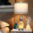 Belwood Glass USB Table Lamp