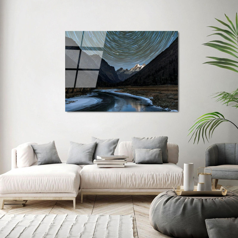 Boze Wall Decor on Tempered Glass