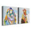 Groovy Bunny And Sky - ensemble de 2 peintures-1921826415-1921826387