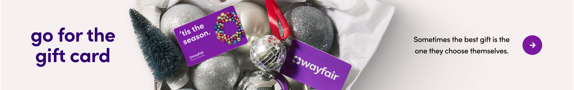 Go for the gift card; 'tis the season.