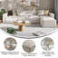 Canapé modulaire avec repose-pieds 5 pièces Bridgetown-627919182