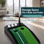 Tapis de golf vert YUNIC avec piste de retour automatique des balles, vert de golf portatif, tapis d'entraînement parfait pour l'intérieur et l'extérieur-116179687