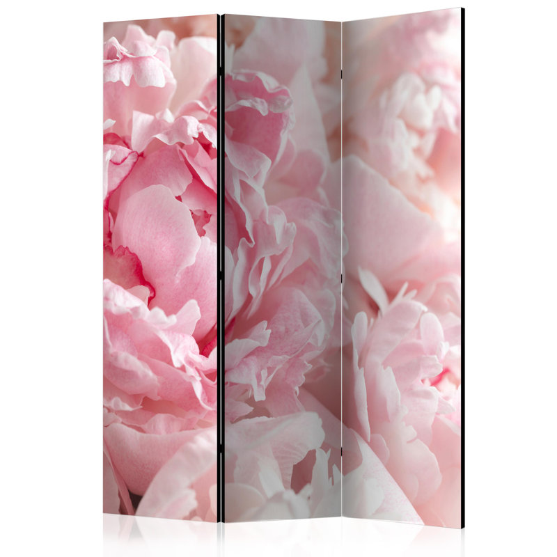 Room Divider - Sweet Peonies [Room Dividers], 3, 172cm H x 135cm W x 3cm D