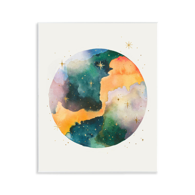 Outer Space Nebula Wall Plaque Art by Dorothy Fagan