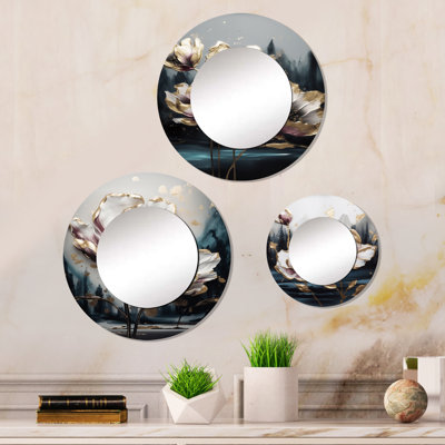 Castlebar Metal Round Mirror