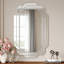Grand miroir mural pour le décor, miroir horizontal ou vertical à bords biseautés sans cadre, miroir mural pleine longueur pour le salon, la salle de bain, la chambre à coucher, le couloir et la salle à manger (35,8 po x 23,8 po)