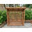 Oconner 166cm W x 66cm D Solid Wood Log Store