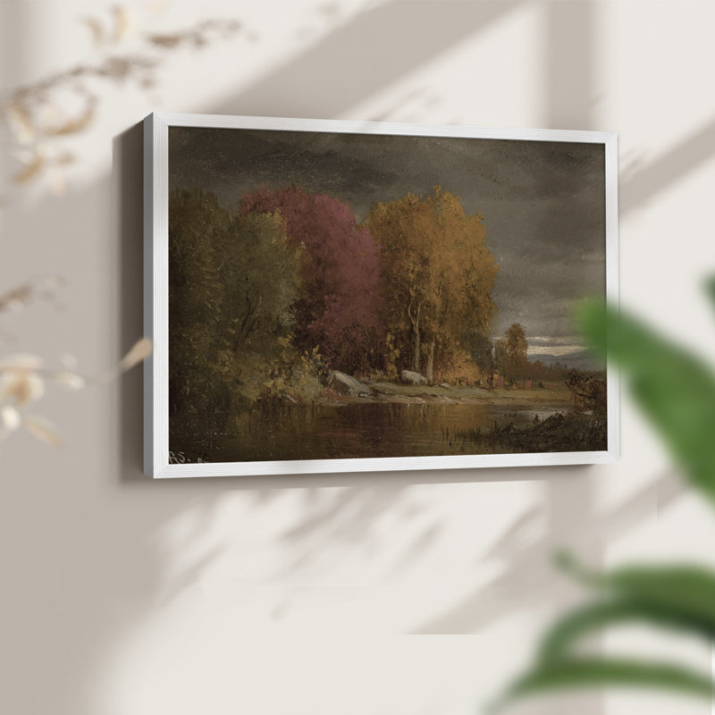 Paysages rétro-DCXVI-impression encadrée - réaménageable, H 8 po x l 10 po, Blanc