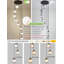 Lustre moderne en cristal pour plafonds hauts, luminaire suspendu réglable avec abat-jour en cristal K9, convenant au vestibule, à l'escalier et au salon