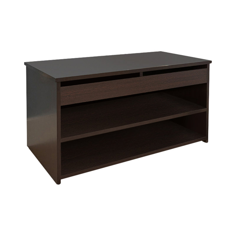 8 Pair Stackable Shoe Storage Cabinet, Espresso