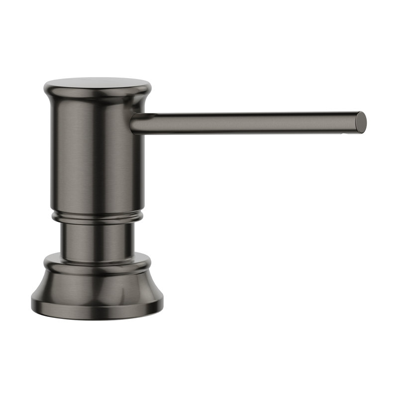 Empressa Soap Dispenser - Satin Dark Steel, Satin Dark Steel