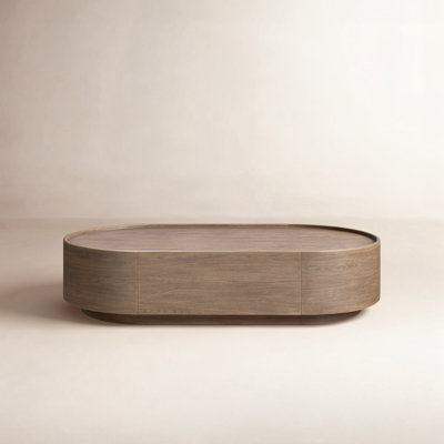 65" Oak Coffee Table