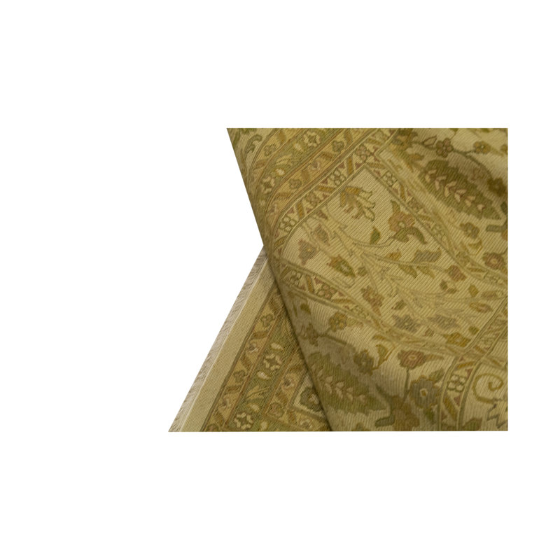 Hand-Knotted High-Quality Beige Area Rug