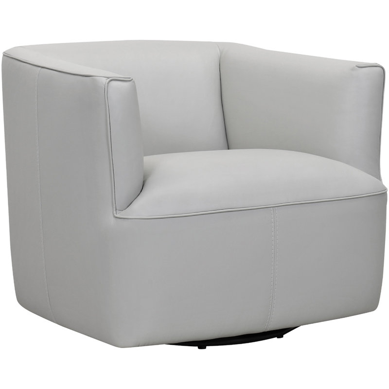 Dinero Upholstered Swivel Barrel Chair