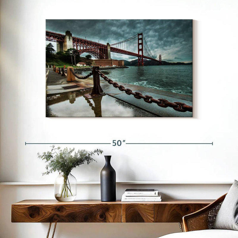 Pont Lynache Golden Gate, H 26 po x l 39 po