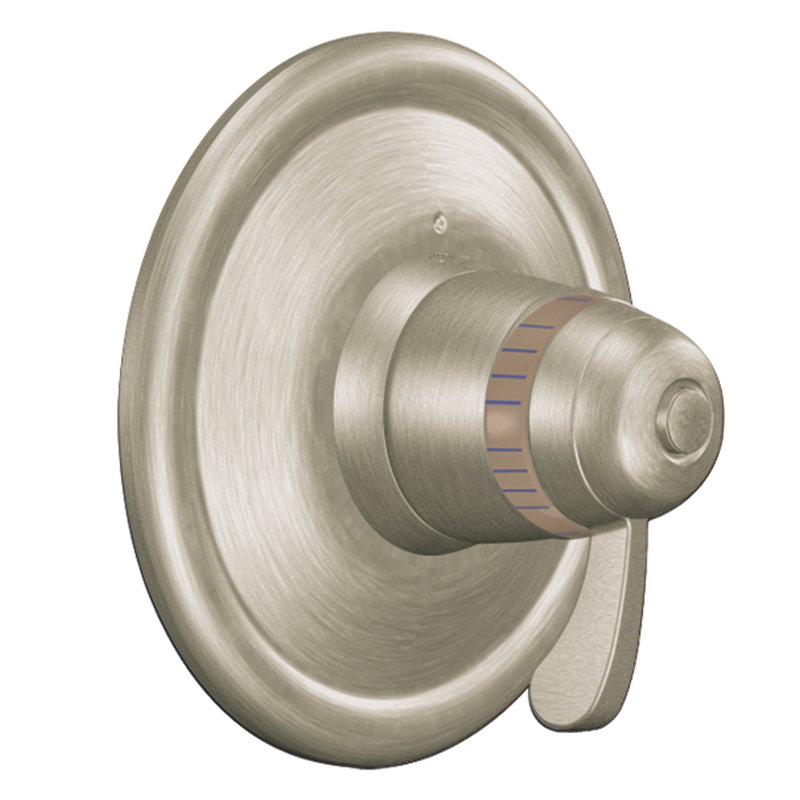 Exacttemp Thermostatic Faucet Trim with Lever Handle, Brushed Nickel