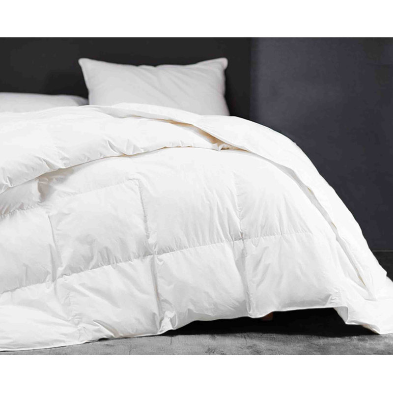 Édredon en duvet synthétique toutes saisons, Édredon en duvet synthétique grand, Blanc