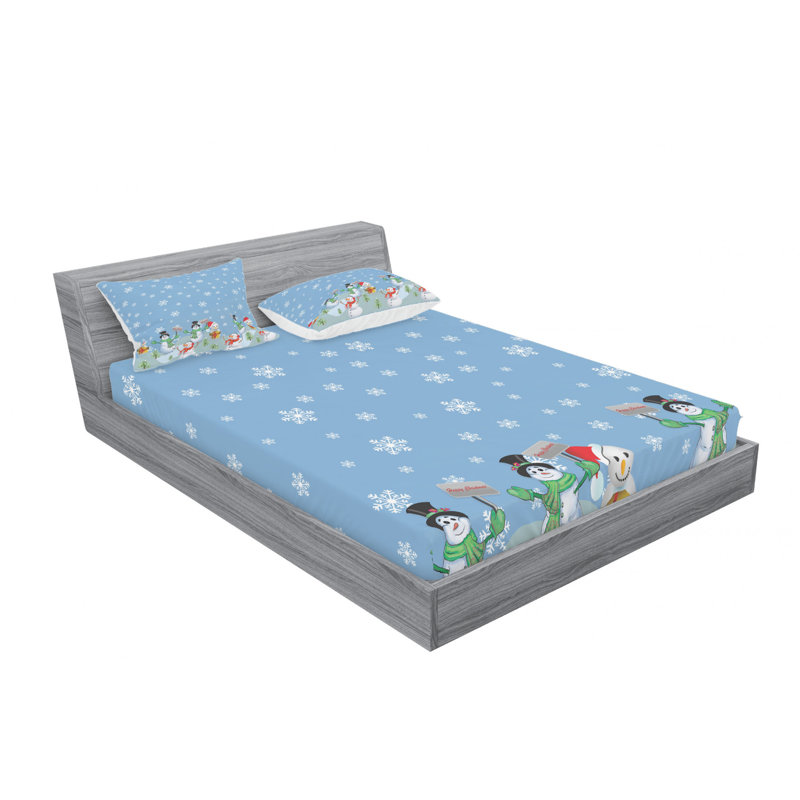 Microfiber Sheet Set, Queen Sheet Set with Fitted Sheet