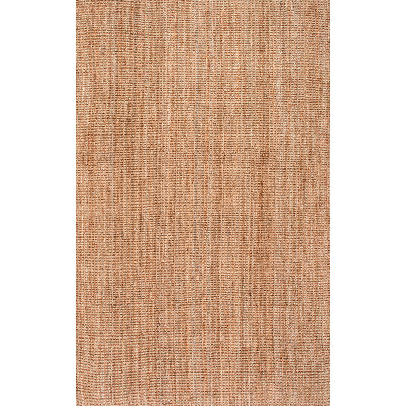 Bierstadt Solid Colour Jute / Sisal Hand Woven Area Rug, Runner 76 x 366cm