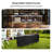 Dejoode Rectangular Outdoor Folding Bar Table