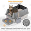 Orbisonia Litter Box Enclosure with Scoop