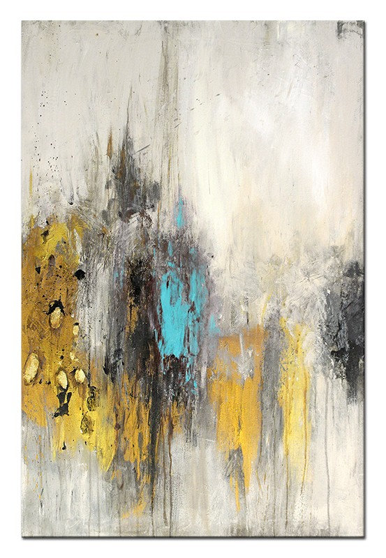 Abstraction - Wrapped Canvas Painting