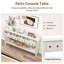 Canapé console Lark Manor ™ 60 po avec 4 tiroirs et tablette ouverte