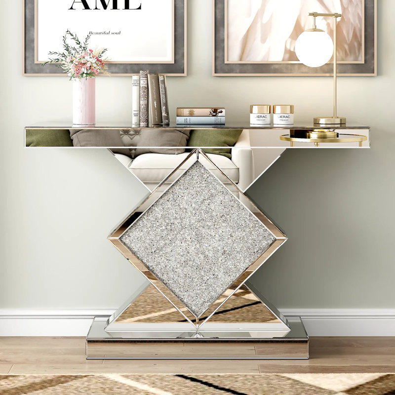 Ensemble de console et miroir Amla