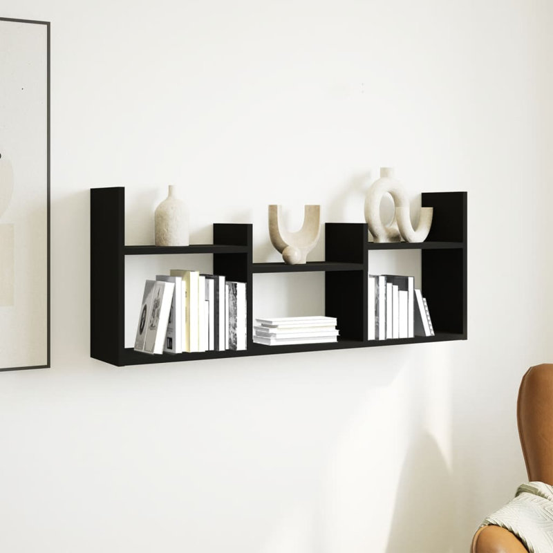 Rindi Floating Shelf, Black
