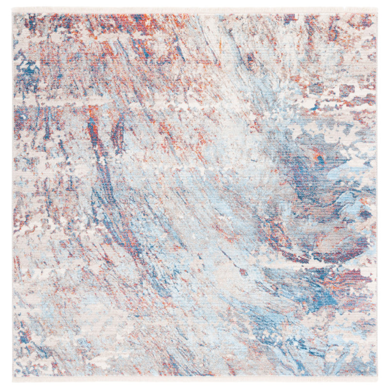 Stefanski Performance Abstract Rug, Square 5'
