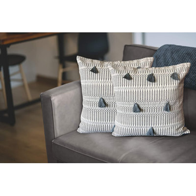 Geometric Cotton Pillow Cover
