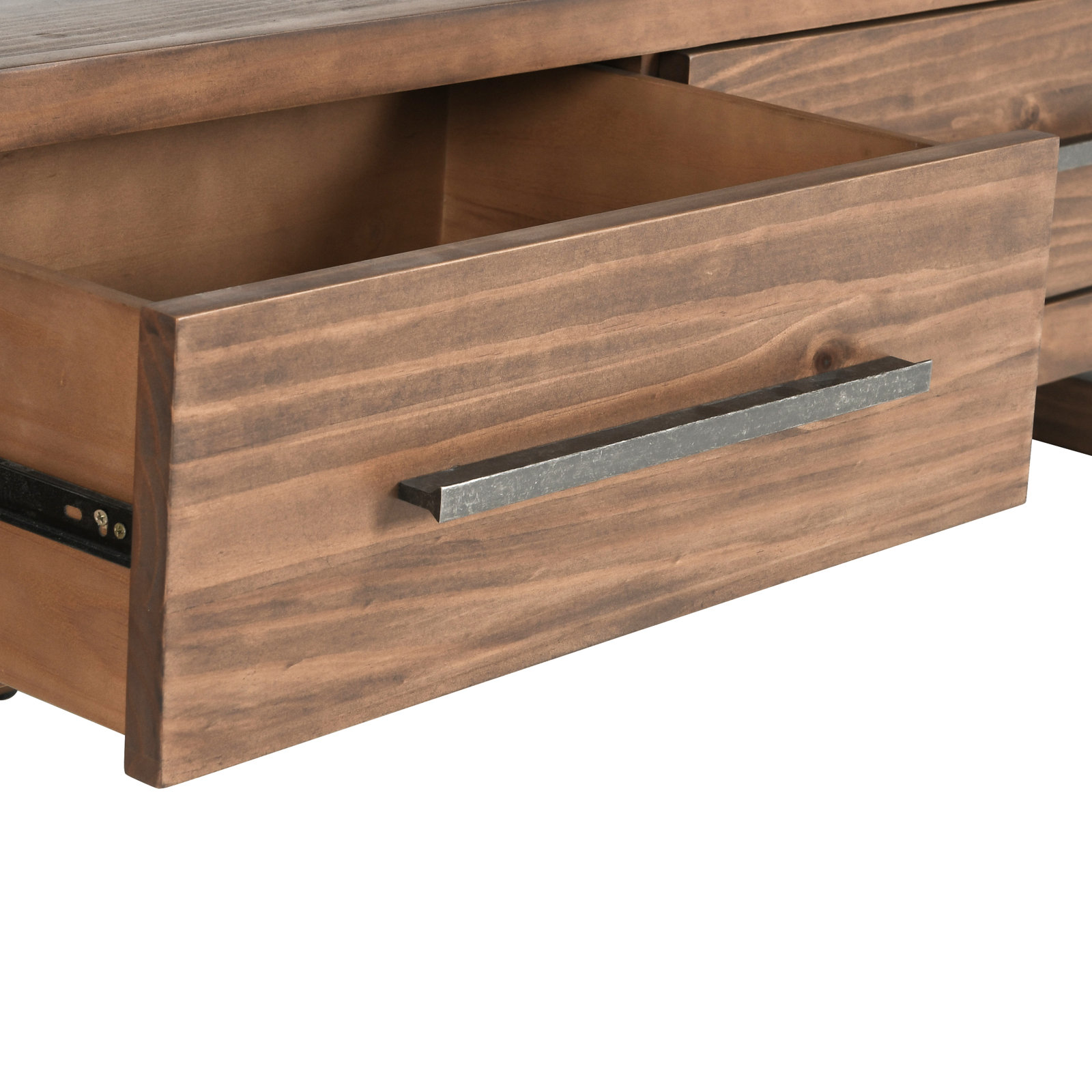Modica Pine TV Stand, Honey Brown