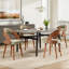 Upholstered Dining Chair With Wooden Frame-439279404-468840567