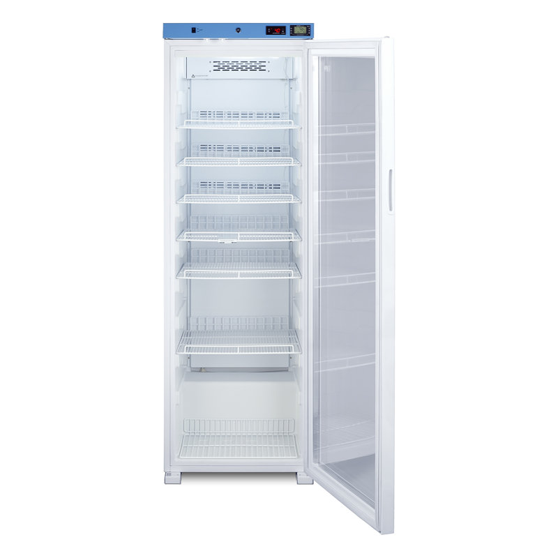 EQtemp 24" Wide Upright Healthcare Refrigerator, Right Handed