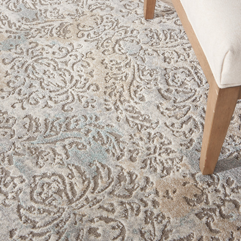 Aashi Damask Indoor Rug, null